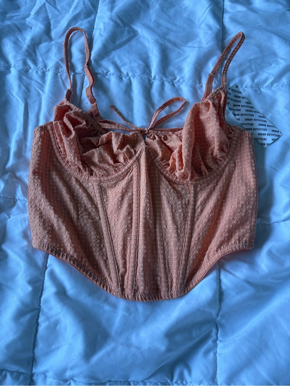 NWT Urban Outfitters Orange Corset Top